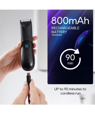 FLOVES Electric Body Hair Trimmer for Men - Pubic Groin Balls Trimmer | LED Light, Rechargeable, Waterproof | Male Hair Removal Razor - Buy Online on SooperMarket.com