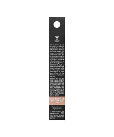 e.l.f. Liquid Metallic Eyeshadow - Comet 0.10 Fl Oz (3mL) | Gel Formula, High-Impact Multi-Dimensional Finish | One-Swipe Coverage | Pack of 1 - Buy Online on SooperMarket.com