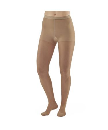 AW Style 15 Sheer Support Closed Toe Pantyhose - 15-20 mmHg Beige Queen Plus 15-QP-Beige Queen Plus Beige