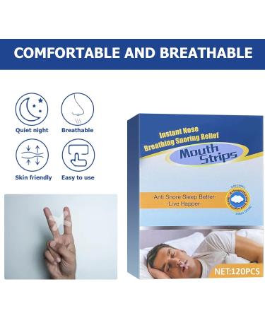 Mouth Tape for Sleeping & Snoring - 120Pcs - Reduce Snoring & Improve Sleep Quality - Buy Online on SooperMarket.com