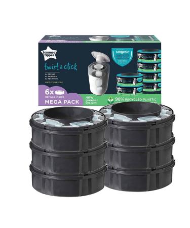 Tommee Tippee refill cassette for Sangenic Tec pack of 6 1 piece (pack of 6) standard packaging