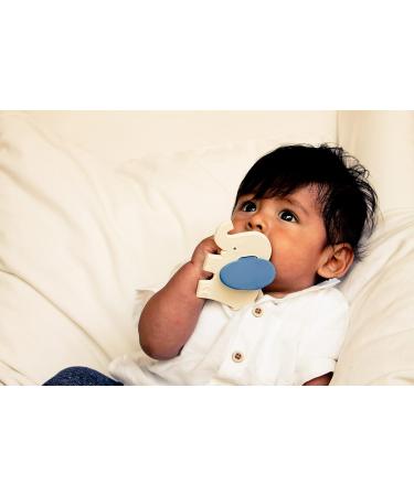 Buy Lanco Teething Ring Elephant Ears - 100% Natural Rubber White | Safe & Eco-Friendly | International Shipping Available - Buy Online on SooperMarket.com