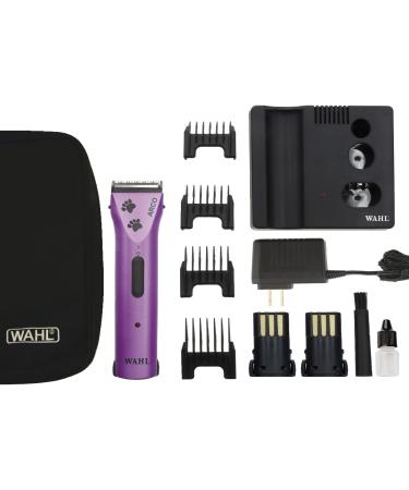 Wahl Canada Arco Purple with Paws Professional Clipper With Continuous Cordless Operation Astonishing Cutting Power Exceptionally Light-Weight and Quiet with 5 Position Adjustable Blade Cool Running Blades and Cool Bodied Clipper Resist s Rust and Corrosi - Buy Online on SooperMarket.com