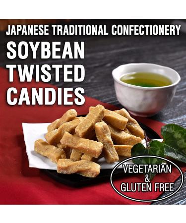YAMASAN Kinako Mochi: Traditional Japanese Candy Made with Hokkaido Soybeans, Gluten-Free, 170g - Buy Online on SooperMarket.com