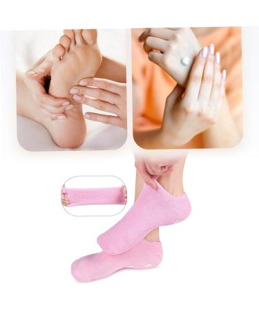 Moisturising Gloves and Socks for Dry Hands Spa Moisture Socks Foot Gel Spa Softens Cracked Silicone Foot Moisturiser Socks and Gloves for Hands Feet Overnight Hydrating Care - Buy Online on SooperMarket.com