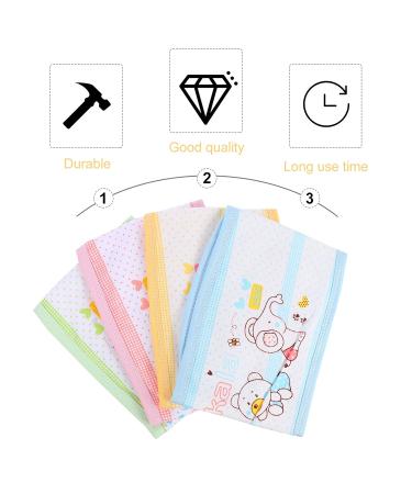 HEALLILY Baby Belly Button Band 4pcs - Cotton Umbilical Cord Infant Belly Band for Newborns | Cartoon Soft Navel Binder for Babies - Buy Online on SooperMarket.com