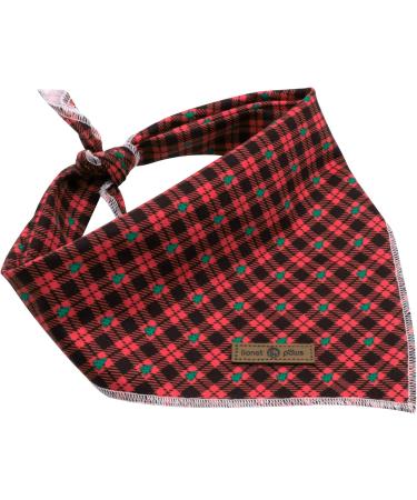 Shop Lionet Paws Christmas Bandana for Dogs - Triangular Headscarf in Black & Red Perfect for Small to Large Breeds - International Shipping Available! - Buy Online on SooperMarket.com