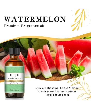 Premium Watermelon Fragrance Oil 60ml - Aromatherapy Essential Oil for Diffusers & DIY Candle Making - Buy Online on SooperMarket.com