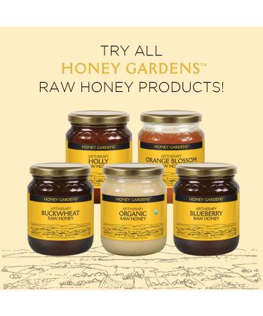 Raw Honey Gardens Honey | Pure Unflavored US Grade A | 1 lb Unpasteurized & Unfiltered - Buy Online on SooperMarket.com