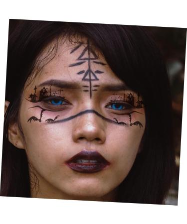 Healeved 4 Pairs Halloween Temporary Eyeliner Stickers Stickers Eyeshadow Temporary Eyeliner Decals - Buy Online on SooperMarket.com