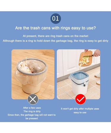 4pcs Magnetic Trash Bag Clips Adjustable Kitchen Garbage Rubber Band The Strong Magnetic Buckle Ensures The Trash Can Liner Stays in Place with All Types of Trash Cans and Garbage Bags - Buy Online on SooperMarket.com