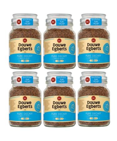 6 Jars of Douwe Egberts Decaf Coffee Medium Roast Bundled by The Great British Kitchen