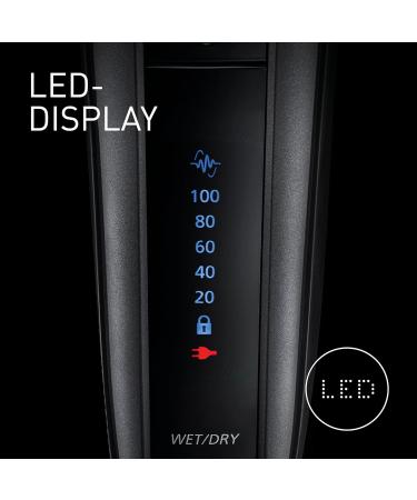 Buy Panasonic Series 900 ES-LV6U Premium Wet & Dry Razor for Men | 5-Blade Shearing Head Linear Motor Beard Sensor | Matte Black - International Shipping Available - Buy Online on SooperMarket.com