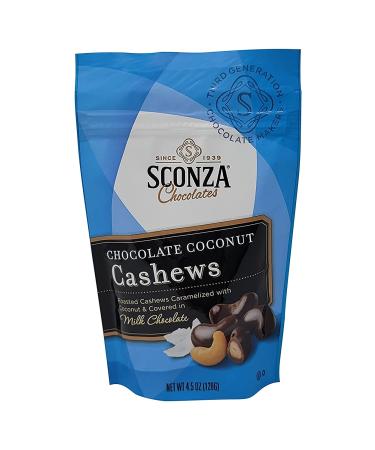 Lemoncello Chocolate Covered Almonds 5 Lb Bulk Bag by Sconza | Roasted Almonds in White Chocolate Lemon Creme | Gift Snack - Milk Chocolate Coconut Cashews - Buy Online on SooperMarket.com