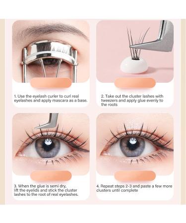 Buy Professional Curved Stainless Steel Eyelash Extension Tweezers - Precision Separators for False Eyelashes - International Shipping Available - Buy Online on SooperMarket.com