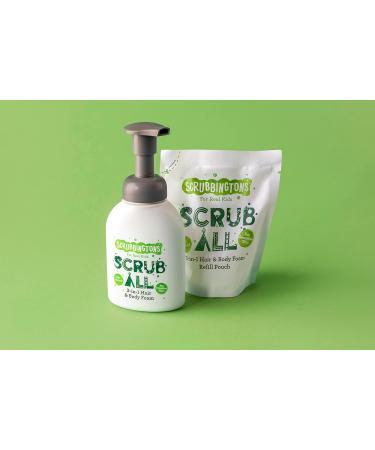 Scrubbington's Scrub All 3-in-1 Shampoo Conditioner & Body Wash Foam for Sensitive Skin - 200ml | Best Kids Bath Care - Buy Online on SooperMarket.com