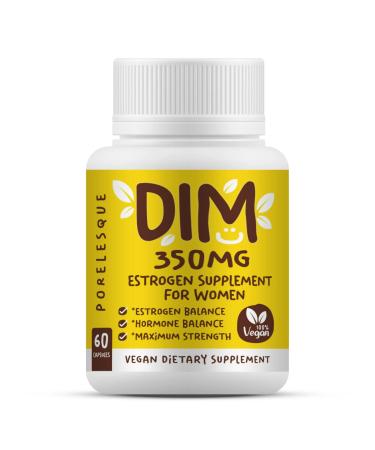 LLK Estrogen Supplement Capsules for Women - Estrogen Pills with 350mg DIM 60 Vegan Capsules