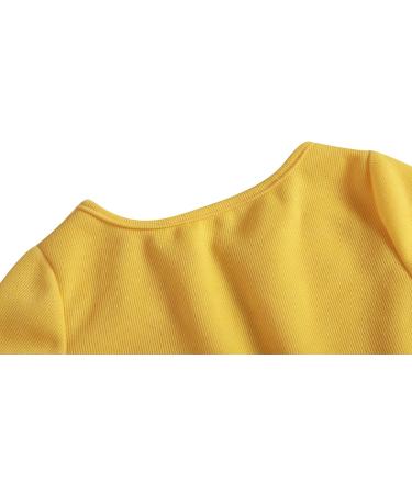 Bonny Billy Girls Knitted Cotton Cardigan Bolero Shrug - Yellow, Size 8-9 Years - Buy Online on SooperMarket.com