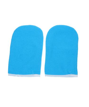 Beavorty Heated Gloves 1 Pair Hand Mask Care Supplies Flannel Keep Warm Wax Film Gloves
