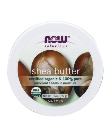 Now Foods Solutions Organic Shea Butter 3 oz (85 g)
