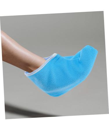 PLAFOPE 1 Pair Waxed Cotton Footmuffs Paraffin Wax Spa Foot Covers Wax Warming Covers Foot Spa Wrapping Cover Wax Booties Paraffin Bath Bags Foot Spa Booties Paraffin Foot Covers Polyester 26.50X19.00X1.00CM Blue - Buy Online on SooperMarket.com