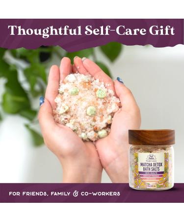 Purple Canyon SolSalts Matcha Detox Bath Salts | Lemon Basil Scented Soak with Green Tea & Grape Seed Oil - International Shipping Available - Buy Online on SooperMarket.com