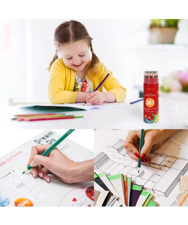 36-Color Watercolor Pencils Set for Adults and Teens - Artist Drawing and Sketching Supplies for Coloring and Painting - Buy Online on SooperMarket.com