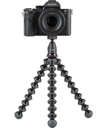 Joby GorillaPod 1K Kit: Compact Tripod Stand with Ballhead for Mirrorless Cameras - Black/Charcoal - Buy Online on SooperMarket.com