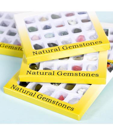 Tumbled Stones and Crystals | Natural Specimen Stones for Meditation - Polished Smooth Collections Decoration for Bedroom Home Bar Cafe and Restaurant - Buy Online on SooperMarket.com