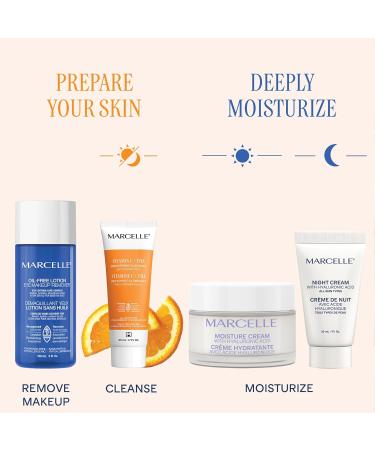 Marcelle Moisture Essentials Holiday Gift Set Cleansing & Moisturizing Skin Care Routine for All Skin Types Hypoallergenic Fragrance-Free Paraben-Free Cruelty-Free - Buy Online on SooperMarket.com