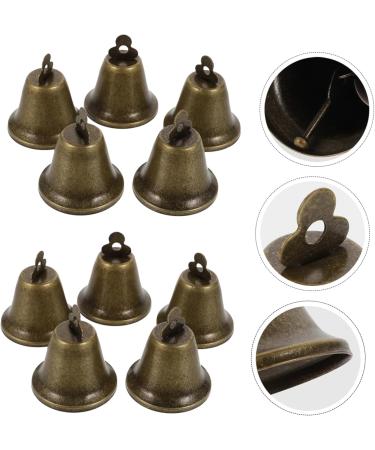 PopetPop 10-Pack Small Cow Bells - Anti-Theft Christmas Decorations for Pets Cattle & Sheep | Loud Iron Bell Accessories - Buy Online on SooperMarket.com