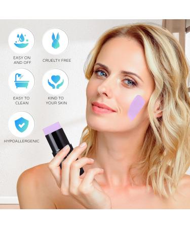 Ho Water Based Pastel Purple Face Paint Stick - 1.06 Oz - Non-toxic Cream Body Paint - Washable & Full-coverage - Ideal for Adults, Children, Theater, Halloween, SFX & Cosplay - Buy Online on SooperMarket.com