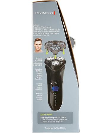 Remington PR1335B Men's Electric Razor with Precision Plus Heads and Stubble Attachment - Buy Online on SooperMarket.com