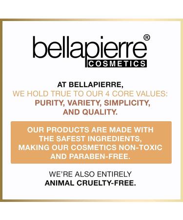 Bellapierre 90s Glam Face & Eye Book Palette | 25 Non-Toxic Vegan Eyeshadows Blush Bronzer & Highlighter | Paraben-Free & Cruelty-Free - Buy Online on SooperMarket.com