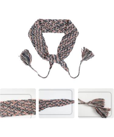 JSGHGDF Pastoral Headband for Women Crochet Hook Solid Color Headbands Slip for Head Hoop Girl Makeup Hair Accessories Blakikin brown - Buy Online on SooperMarket.com