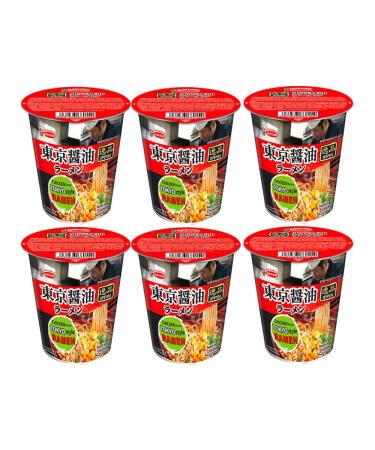 Acecook Ippin Instant Ramen Cup Tokyo Shoyu Flavour 73g (Pack of 6)