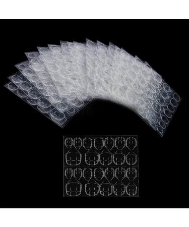 ILamourCar 720Pcs False Nails Stickers Double Sided Double-Side Nail Glue Sticker Sticky Nail Tabs Transparent Nail Glue Sticker for Fake Nails Tips (30 Sheets)