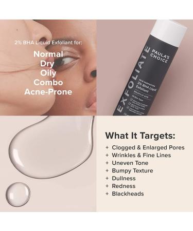 Paula's Choice 2% BHA Salicylic Acid Exfoliant Duo with Reusable Cotton/Bamboo Pads - Toner, Exfoliant, Makeup Remover - Eco-Friendly, Fragrance-Free, Paraben-Free - Buy Online on SooperMarket.com