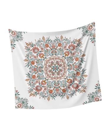 Zerodeko 1pc Tapestry Boho Decor Floral Rug Household Decor Hanging Backdrop Boho Carpet Bohemian Blanket Home Decoration Flower Decorations Trendy Rug Bath Towel Printing Polyester 150X100CM Assorted Color