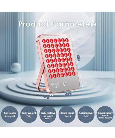 Red Light Devices 112LEDs 460/590/660/940nm Infrared Light Panel with Timer and Stand 3" Irradiance 140mW/cm Unique Mirror Design for Home/Work Red Light Lamp - Buy Online on SooperMarket.com