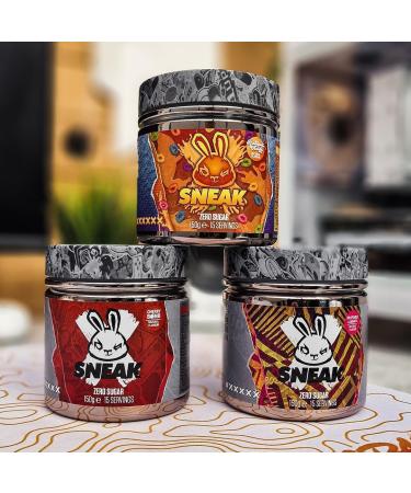 SNEAK Raspberry Lemonade Edition Energy Drink | In-Game Focus Boost Zero Sugar Vegan | 15 Servings 150g - Buy Online on SooperMarket.com