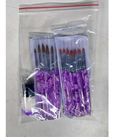 Buy Ebanku 14 PCs Professional Nail Brush Set for Gel & Acrylic Nail Art - International Shipping Available - Buy Online on SooperMarket.com