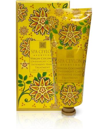 SPA CEYLON Virgin Coconut Overnight Care Intensive Hand Treatment | Travel Size Hand Lotion | Natural Products | Hand Repair | Controlling Roughness and Dry Patches - Buy Online on SooperMarket.com