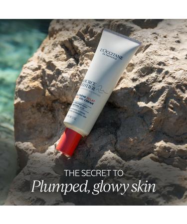 L'OCCITANE Source R otier Glow Gel-Cream 50 ml | Formulated with Hyaluronic Acid | Vegan & 92% Readily Biodegradable | Luxury & Clean Beauty Skincare for All Skin Types - Buy Online on SooperMarket.com