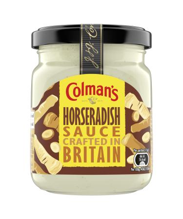 Colman's Horseradish Sauce crafted in Britain perfect condiment with roast beef 136 g horseradish 136 g (Pack of 1)