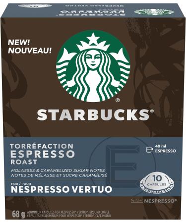 Starbucks By Nespresso Espresso Roast Coffee Pods & Smooth Caramel For NESPRESSO VERTUO Flavoured Blonde Roast Notes of Buttery Caramel and Vanilla NESPRESSO Coffee Capsules 8 ct Coffee + Blonde Roast - Buy Online on SooperMarket.com