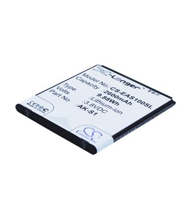 Replacement Battery Compatible with Emporia Smart Smart 1 Part Number: AK-S1 AK-S1(V1.0) 2600mAh/3.8V