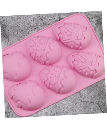 NAMOARLY 2pcs Easter Egg Pastry Chocolate Candy Mold Ice Cube Mould Silicone Cake Molds Embossed DIY Sugar Mold Egg Dessert Baking Bunny Ice Cube Mold Fondant Cake Mould Biscuit Pudding - Buy Online on SooperMarket.com