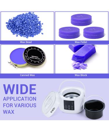 Rakzu LED Wax Warmer for Hair Removal - Electric Wax Machine for Women and Men - Buy Online on SooperMarket.com