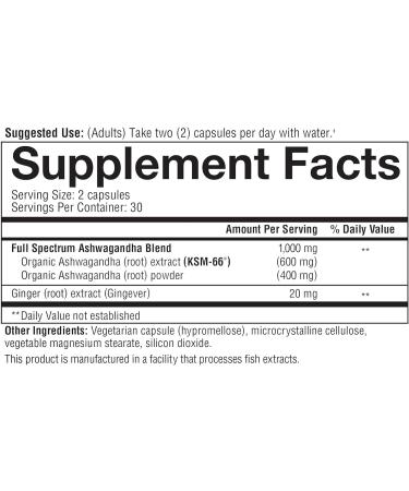 Youtheory Ashwagandha 60 Capsules - Buy Online on SooperMarket.com